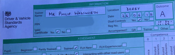 grade a instructor in derby