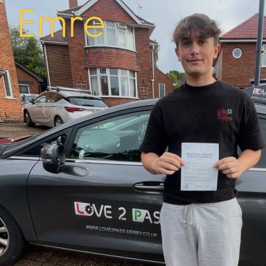 Emre top driving lessons derby